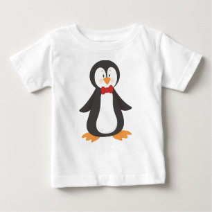 T-shirt Pour Bébé Pingouin mignon, Petit Pingouin, Pingouin Avec Cra