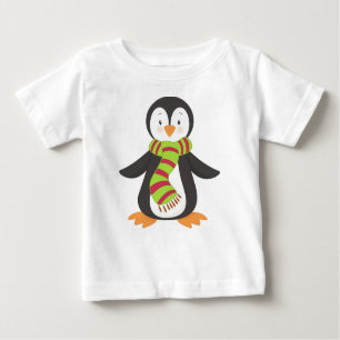 T-shirt Pour Bébé Pingouin mignon, Petit Pingouin, Pingouin Avec Éch