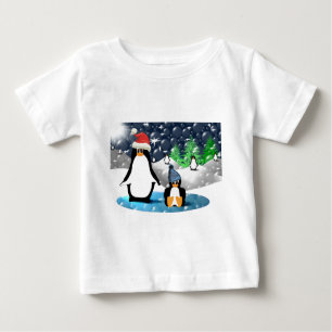 T-shirt Pour Bébé Pingouins