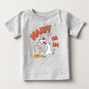 T-shirt Pour Bébé Pinky et le cerveau   Pinky "Narf !"