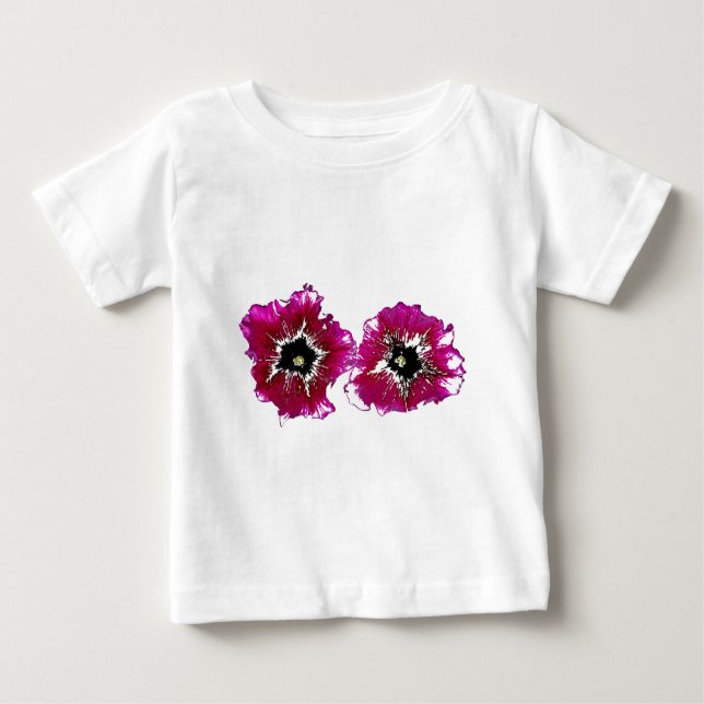 T-shirt Pour Bébé Pique-nique pourpre (Devant)