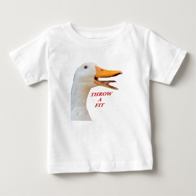 T-shirt Pour Bébé Piquer une crise (Devant)