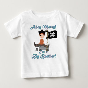 T-shirt Pour Bébé Pirate Big Brother