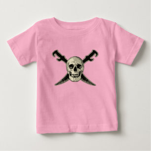 T-shirt Pour Bébé Pirate (Crâne) - T-Shirt bébé en jersey fin