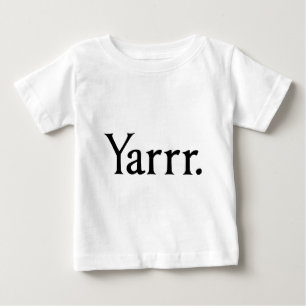 T-shirt Pour Bébé Pirate de Yarrr