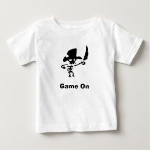 T-shirt Pour Bébé Pirate Jeu sur