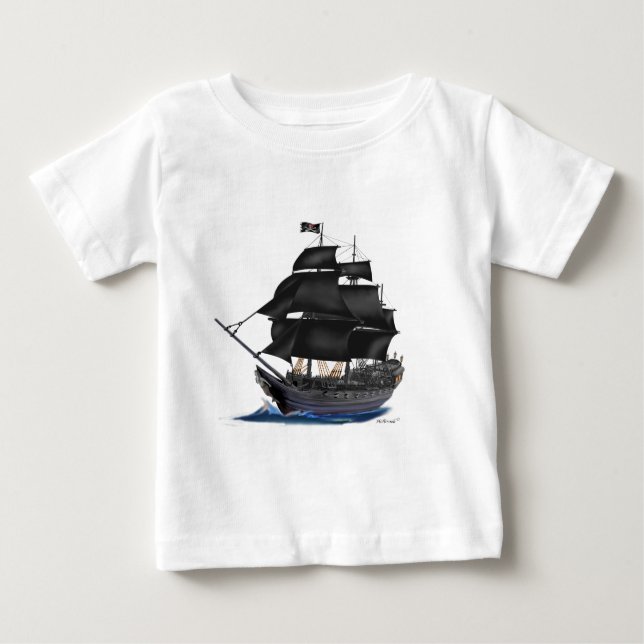 T-SHIRT POUR BÉBÉ PIRATE SHIP.PNG (Devant)