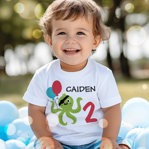 T-shirt Pour Bébé Pirate Ship Trésor Anniversaire Fête