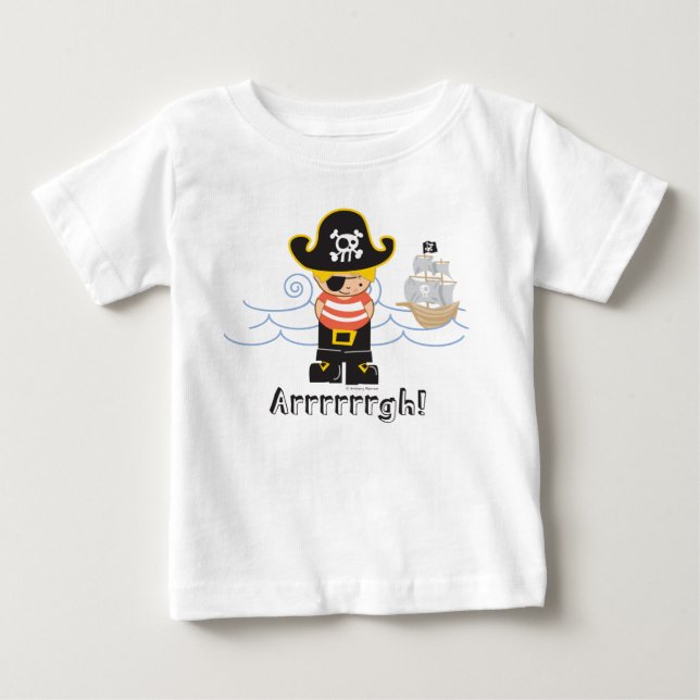 T-shirt Pour Bébé Pirates d'Arrrrr (Devant)