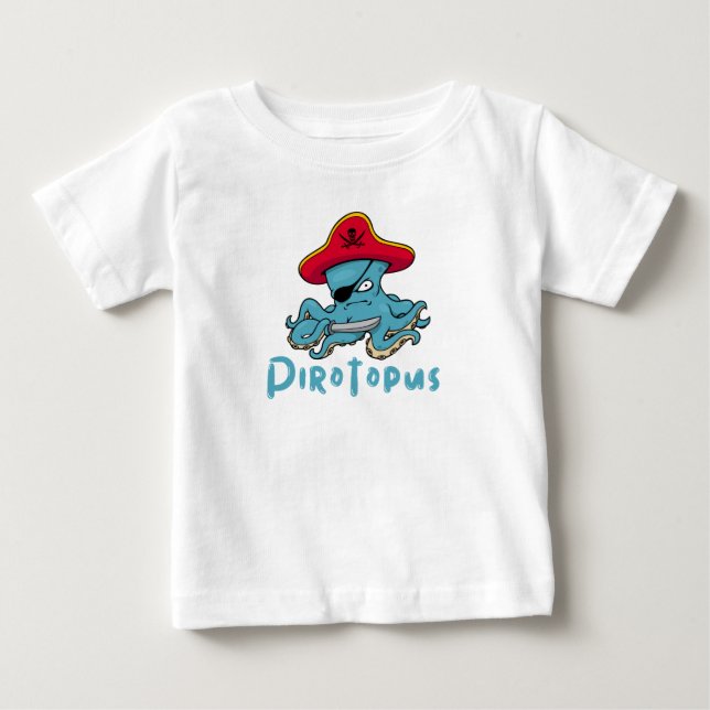 T-shirt Pour Bébé Pirotopus (Devant)