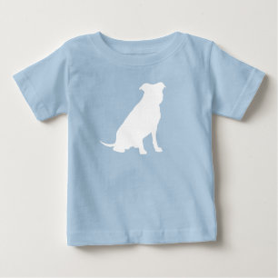 T-shirt Pour Bébé Pit Bull Chien Baby shower Blue Boy Pitbull