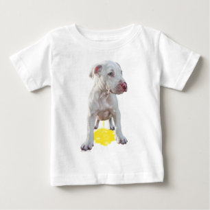 T-shirt Pour Bébé Pit Bull Puppy Piddles OOPS Shirt