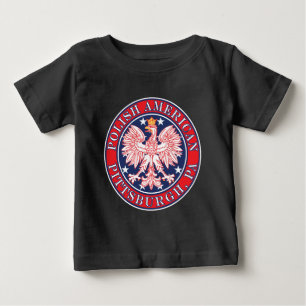 T-shirt Pour Bébé Pittsburgh Pennsylvanie Polonaise