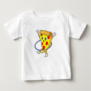 T-shirt Pour Bébé Pizza à Fitness avec pneus Fitness.PNG