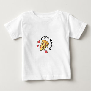 T-shirt Pour Bébé Pizza Mania