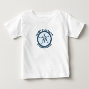T-shirt Pour Bébé Plage agréable de point