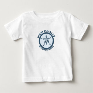 T-shirt Pour Bébé Plage agréable de point