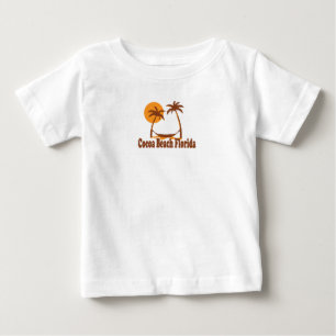 T-shirt Pour Bébé Plage de cacao - conception de plage