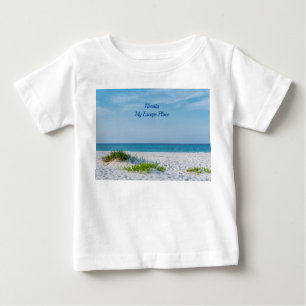 T-shirt Pour Bébé Plage de sable blanc Floride littoral Toddler