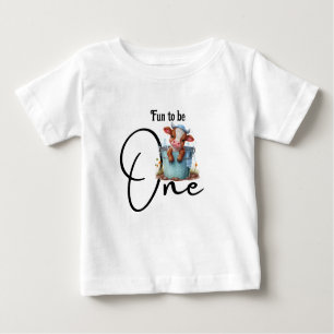 T-shirt Pour Bébé Plaisant d'être une vache dans un seau Personnalis
