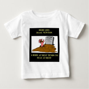 T-shirt Pour Bébé plaisanterie d'isaac newton