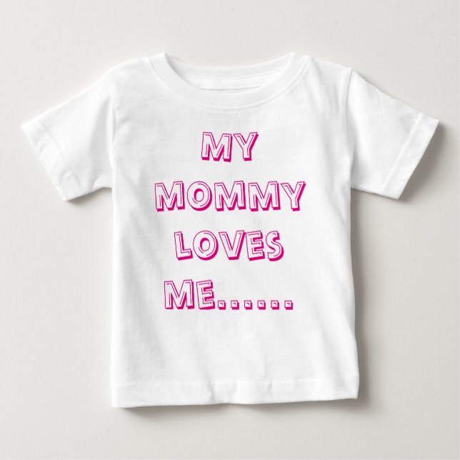 T-shirt Pour Bébé Plaisir Un Vêtement (Devant)