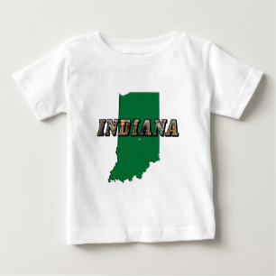 T-shirt Pour Bébé Plan d'état et texte de l'image