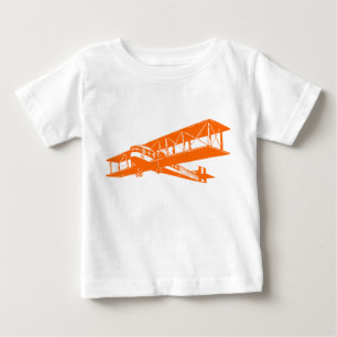T-shirt Pour Bébé Plan vintage - Orange