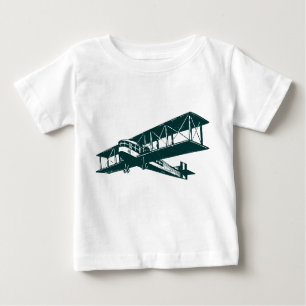 T-shirt Pour Bébé Plan vintage - Vert foncé