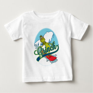 T-shirt Pour Bébé Planche à neige du Grinch