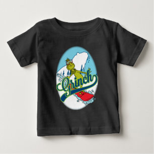 T-shirt Pour Bébé Planche à neige du Grinch