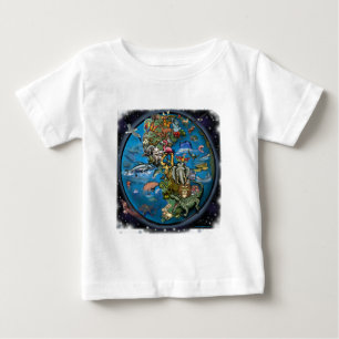 T-shirt Pour Bébé Planète animale