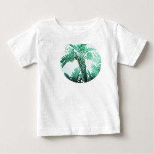 T-shirt Pour Bébé plante de bananier à feuille verte