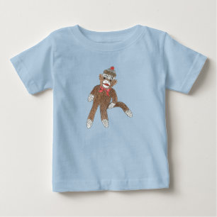 T-shirt Pour Bébé Plante grimpante de nourrisson de singe de