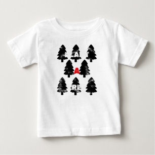 T-shirt Pour Bébé Plantez un motif d'arbre