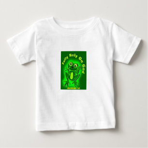 T-shirt Pour Bébé Pleinement confiance en Dieu Frog