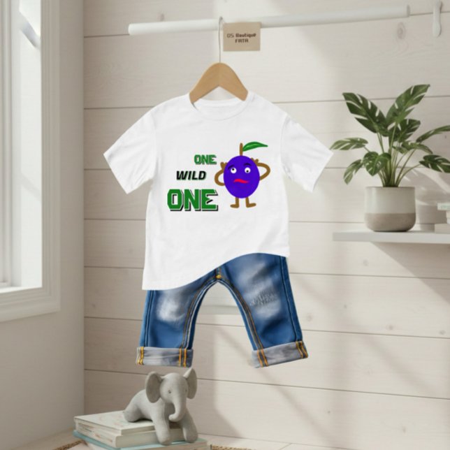 T-shirt Pour Bébé Plum amusant (Créateur téléchargé)