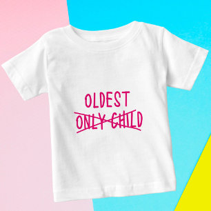 T-shirt Pour Bébé Plus âgé avec Enfant unique barré