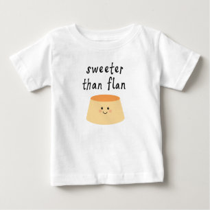 T-shirt Pour Bébé Plus douce que la chemise Flan
