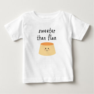 T-shirt Pour Bébé Plus douce que la chemise Flan