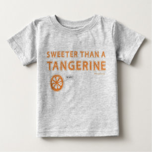 T-shirt Pour Bébé Plus doux qu'une Tangerine