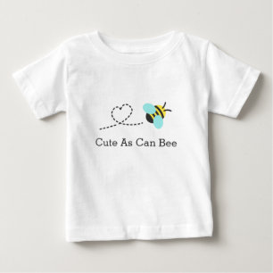 T-shirt Pour Bébé Plus mignon que l'abeille, sentier cardiaque, pour
