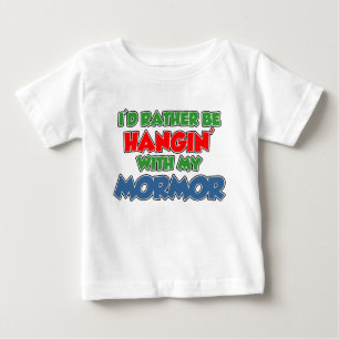 T-shirt Pour Bébé Plutôt accroche avec Mormor