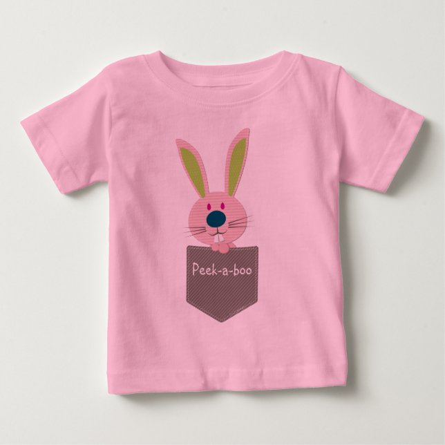T-shirt Pour Bébé POCKET PALS :: Lapin lapin 1 (Devant)