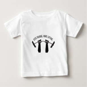 T-shirt Pour Bébé Poids formant moins de parler le levage