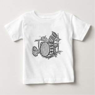 T-shirt Pour Bébé Poignée à tambour