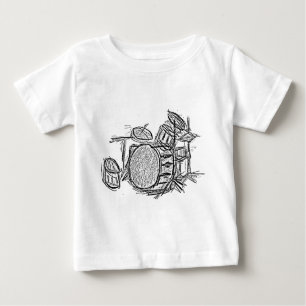 T-shirt Pour Bébé Poignée à tambour