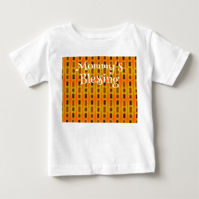 T-shirt Pour Bébé Poignées murales en bois (Devant)