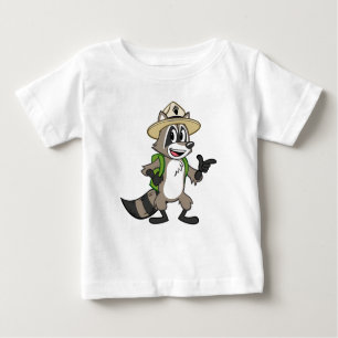 T-shirt Pour Bébé Pointage de Rick de garde forestière de Rick   de