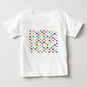 T-shirt Pour Bébé Pois arc-en-ciel